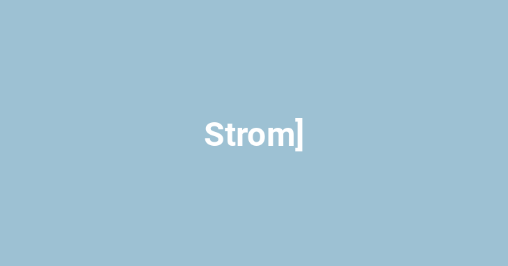 Strom]